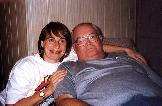 Norm and Shelley in Florida, circa 1995