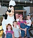 Goofy talks to Saverese kids and Abby Beodeker