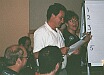 July 26, 2002:  Marc Greene and Diana Fox Ianuzzi host the games