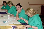 Reunion Team at the registration table