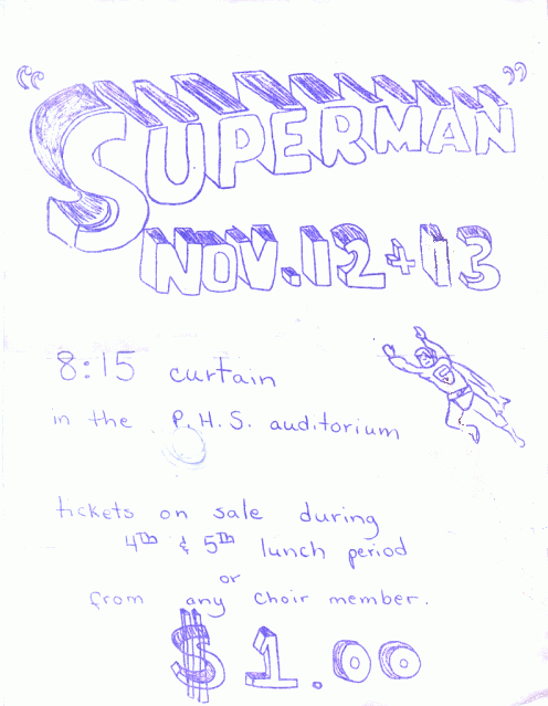 Superman Flyer -Nov. 1971